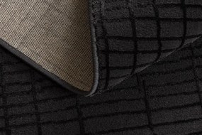 Koberec AURA J1852A čierny / antracit