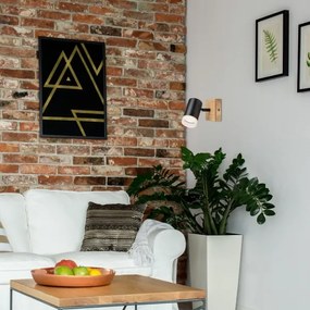 Rabalux 73121 - Nástenné bodové svietidlo TORAS 1xGU10/5W/230V dub