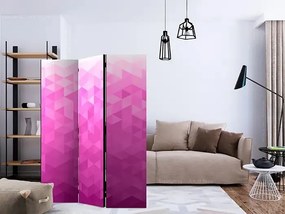 Paraván - PInk pixel [Room Dividers] Veľkosť: 135x172, Verzia: Obojstranný