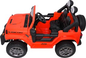 Ramiz Jeep Wrangler Rubicon LIFT elektrické autíčko pre deti oranžové