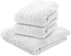 1x osuška COMFORT biela + 2x uterák COMFORT biely