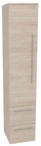 Mereo, Mereo Bino, kúpeľňová skrinka vysoká 163 cm, ľavá, Multidecor, Light Rock Hickory, MER-CN697LRH1