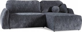 Rohová sedačka Luno s funkciou spania a úložným priestorom, moderná, univerzálna, 255 cm