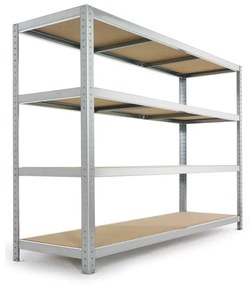 META Policový regál, nosnosť 500 kg, 1970 x 2000 x 800 mm