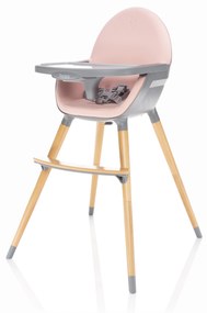 BA Jedálenská stolička Zopa Farba: Blush Pink/Grey