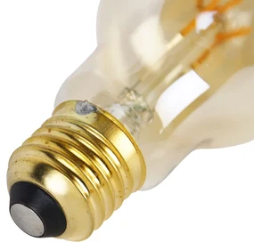Sada 5 LED žiaroviek E27 so špirálovým vláknom A60 Goldline 2W 150lm 2200K