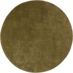 Zelený okrúhly koberec ø 200 cm Empuries – Kave Home