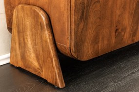 Televízny stolík Brasil 160 cm z mangového dreva v hnedom odtieni