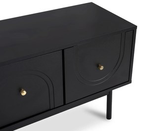 PROXIMA.store - TV stolík MARLEN FARBA: čierna