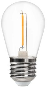 Dekoračná LED žiarovka E27 teplá 2700k 1w 59 lm