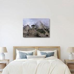 Sklenený obraz - Machu Picchu (70x50 cm)