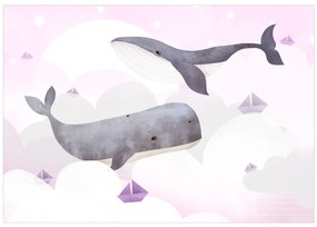 Artgeist Fototapeta - Dream Of Whales - Second Variant Veľkosť: 245x175, Verzia: Samolepiaca