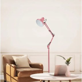 Stojacia lampa 1xE27/40W/230V ružová