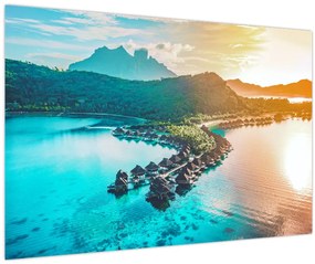 Obraz - Bora Bora (90x60 cm)