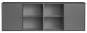 Antracitová nízka závesná komoda 176x61 cm Mistral – Hammel Furniture