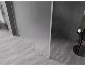 Mexen Kioto-F, sprchová zástena s rámom 90 x 202 cm, 8 mm sklo námraza, oceľový profil, 800-090-104-97-30
