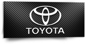 Sablio Obraz Toyota Carbon - 110x50 cm
