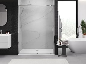 Mexen Exo, posuvné sprchové dvere, 170 cm, transparentné sklo, chróm, 8151-170-000-01-00