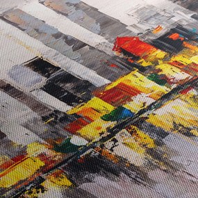 Obraz - Maľba veľkomesta (120x50 cm)