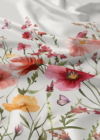 Posteľné obliečky Rozkvitnutá lúka 140x200/70x80 cm - 100% bavlna deluxe
