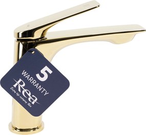 Rea Avalon, umývadlová batéria h-165, zlatá lesklá, REA-B1118