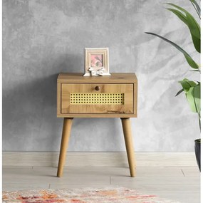 Nočný stolík EUROMOS 50x40 cm hnedá