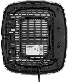 Sencor - Hriankovač so štyrmi otvormi 1600W/230V matný chróm
