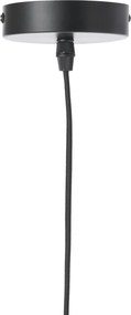 Prírodné ratanové svetlo Paloma s výpletom - Ø 40*7,5cm / E27