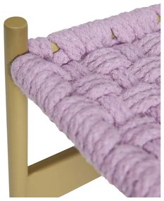 Fialová lavica Peri – Hübsch