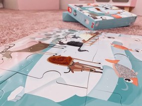 Puzzle dotykové Život na ľade - s textúrou 20 dielov