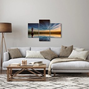 Obraz majáku v mori (90x60 cm)