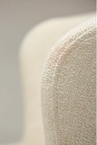 Krémovobiela čalúnená jedálenská stolička Glam – DAN-FORM Denmark