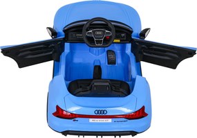 Ramiz Elektrické autíčko Audi RS E-Tron GT pre deti modré + diaľkové ovládanie + pohon 4x4