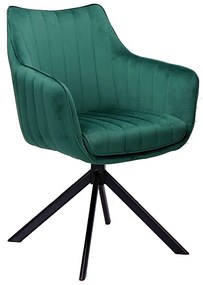 Jedálenská stolička Anastasia (zelená + čierna). Vlastná spoľahlivá doprava až k Vám domov. 1049944
