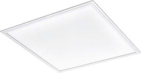 XXXLutz STROPNÉ LED SVIETIDLO, 59,5/59,5/5 cm Eglo - Interiérové svietidlá - 003348229301