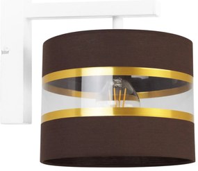 Nástenné svietidlo Elegance, 1x textilné tienidlo (výber zo 6 farieb), (výber z 2 farieb konštrukcie), g