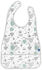 Podbradník plastový s vreckom Savanna Pattern Grey