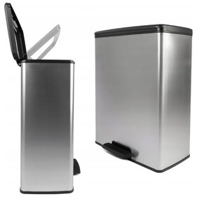 Pedálový plastový odpadkový kôš 65 l Rectangular - Curver