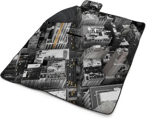 Sablio Plážová deka Pohľad z mrakodrapu: 200x140 cm