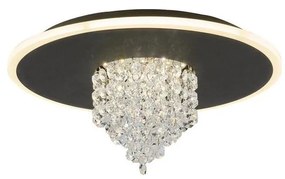 Searchlight 21126-32BK - LED stmievateľné stropné svietidlo DELUGE 20W/230V pr. 31,5 cm čierna