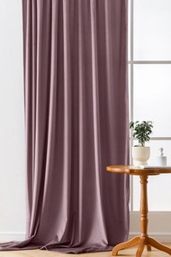 Svetlo fialový zatemňovací záves VELVET 140x270 cm Zavesenie: Riasiaca páska