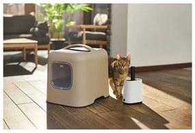 Béžová súprava mačacieho záchodu a lopatky Biala – Rotho