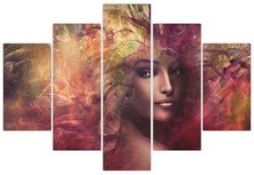 Obraz - Fantasy žena (150x105 cm)