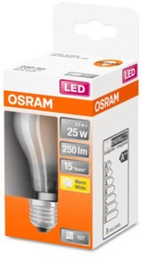 OSRAM ClassicA LED žiarovka E27 2,5W 2.700K matná