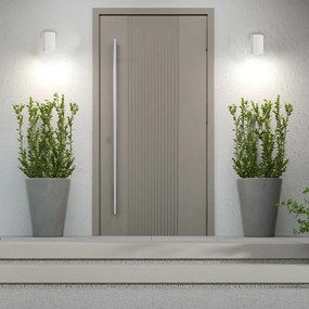 Rabalux 77161 vonkajšie nástenné LED svietidlo Urfa, 9W, IP65, biela, 11,5 cm