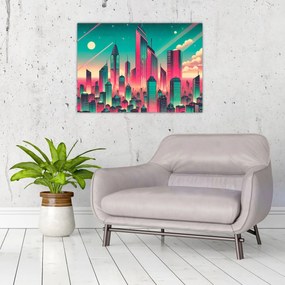 Obraz – Veľkomesto v pop-art štýle (70x50 cm)