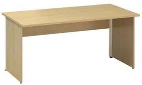 Kancelársky stôl Alfa 100, 160 x 80 x 73,5 cm, rovné vyhotovenie, dezén divá hruška