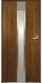 Kovové vchodové dvere S68 Neptun 90 P dub zlatý