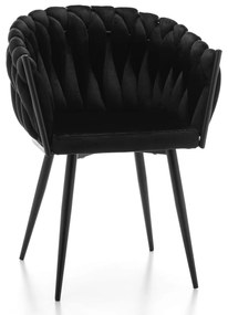 JAKS Jedálenská stolička latina čierna