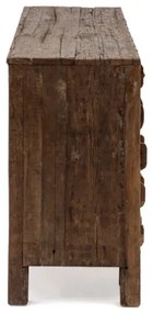 furniture-nabytek.cz - Masívny príborník Madurai z recyklovaného dreva, neupravený, hnedý – 150×40×75 cm